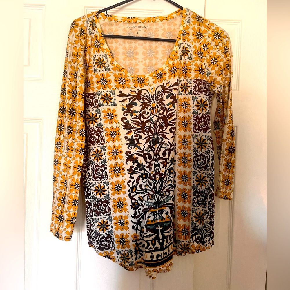 Lucky brand tunic top